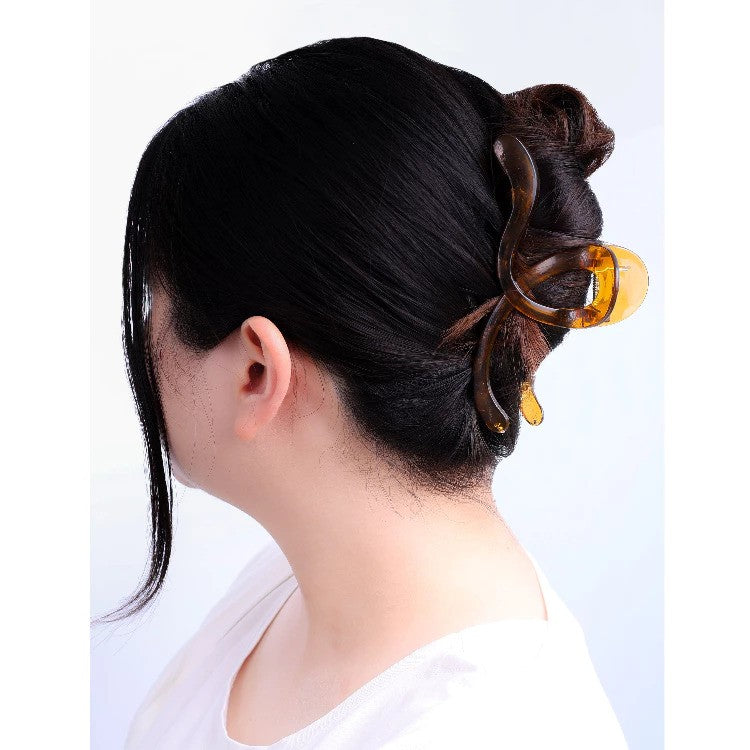 Stroberi Teardrop Curved Hair Clip