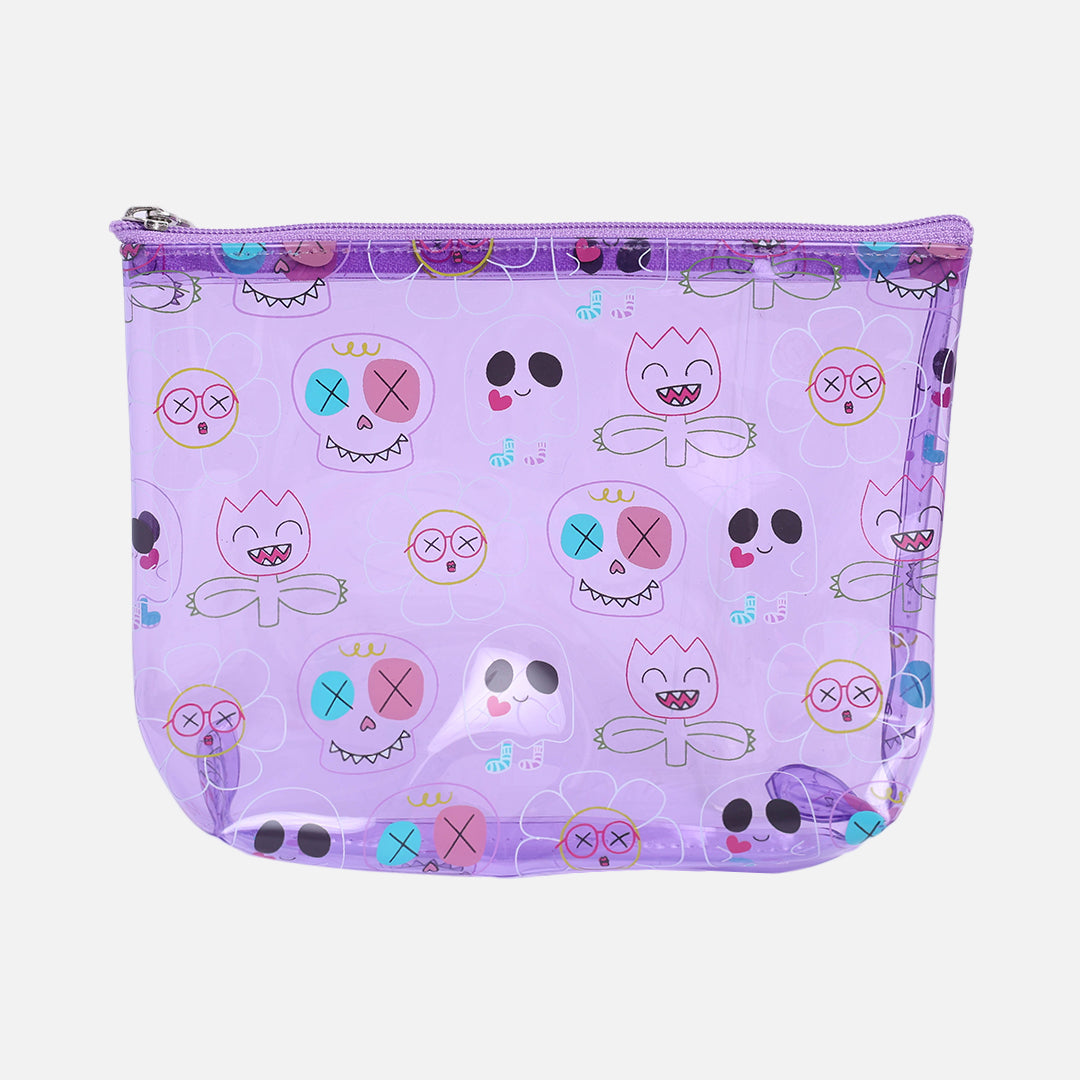 Stroberi Clear Line Color Pouch Series