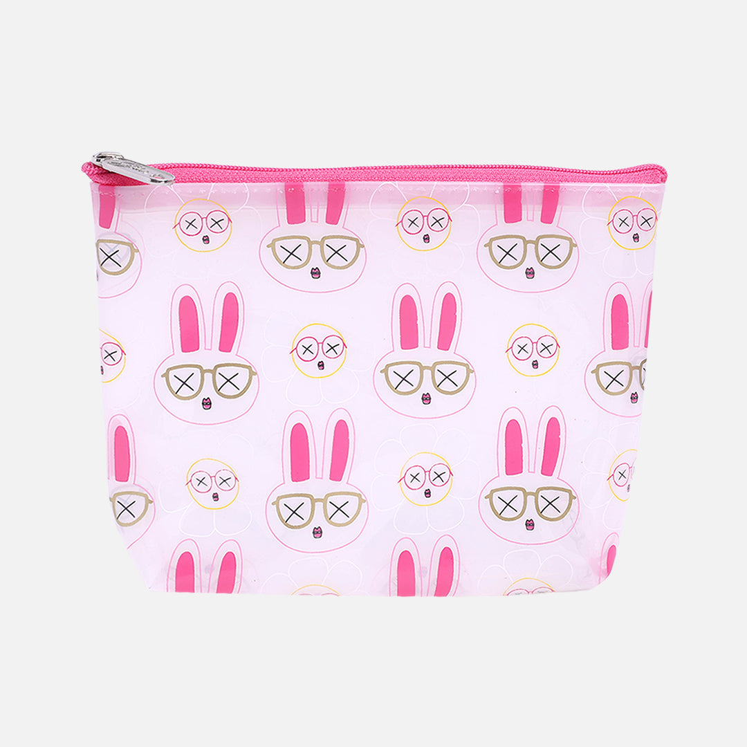 Stroberi Clear Line Color Pouch Series