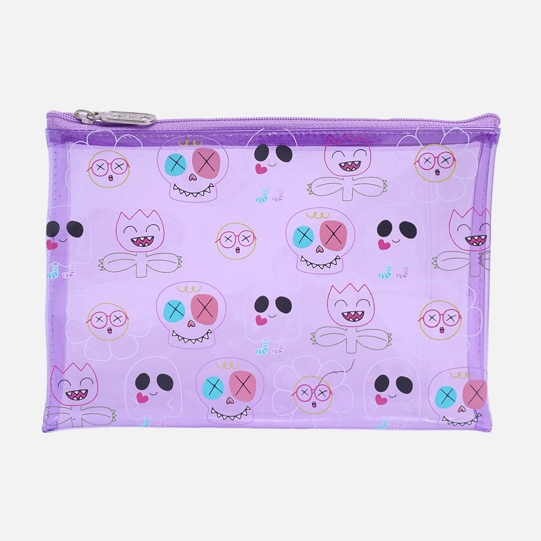 Stroberi Clear Line Color Pouch Series