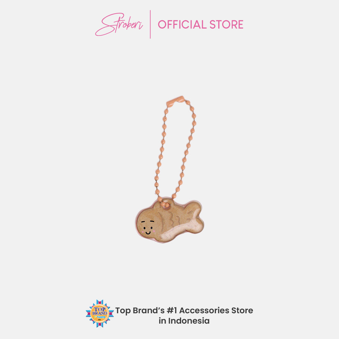 Stroberi Acrylic F&B 3D Keychain