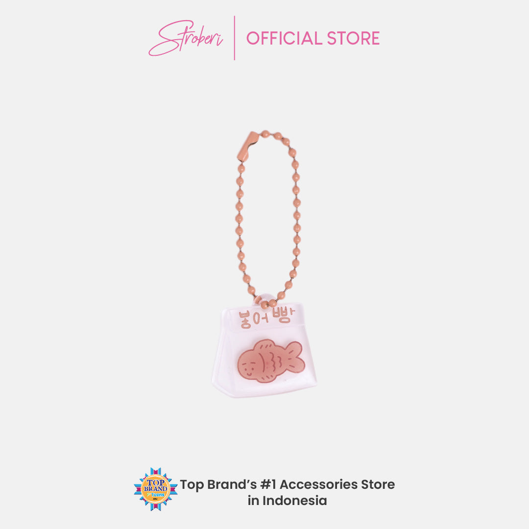 Stroberi Acrylic F&B 3D Keychain