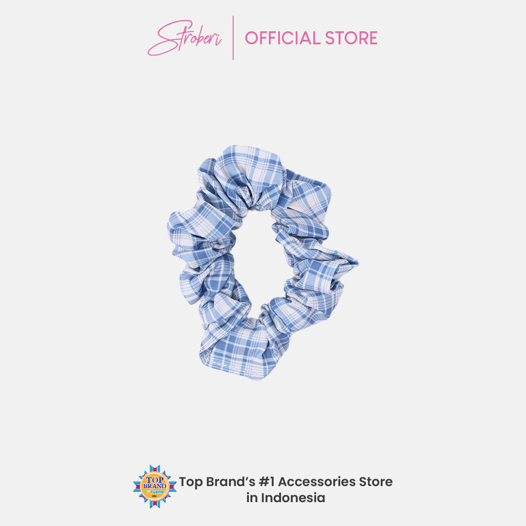 Stroberi Mini Scrunchie Motif -1 Hair Tie