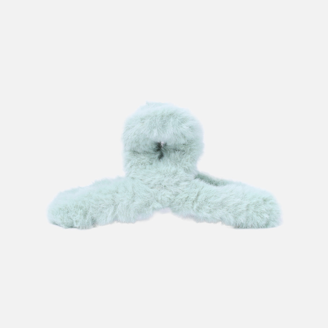 Stroberi Fur Teardrop New Hole Hair Clip