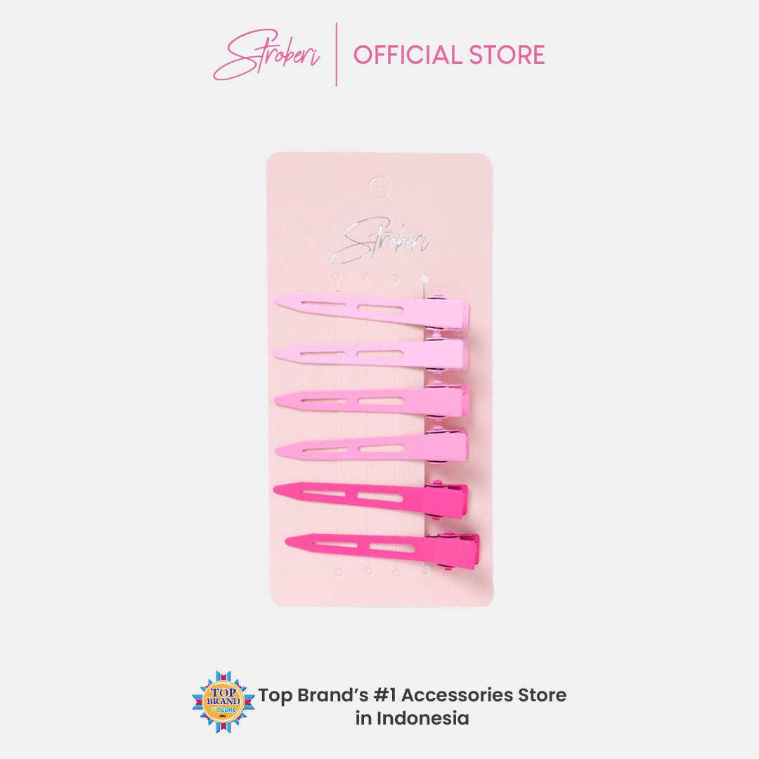 Stroberi Taper Color Hair Clip Set
