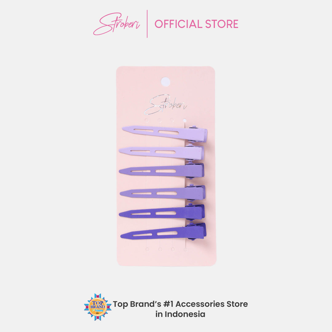 Stroberi Taper Color Hair Clip Set