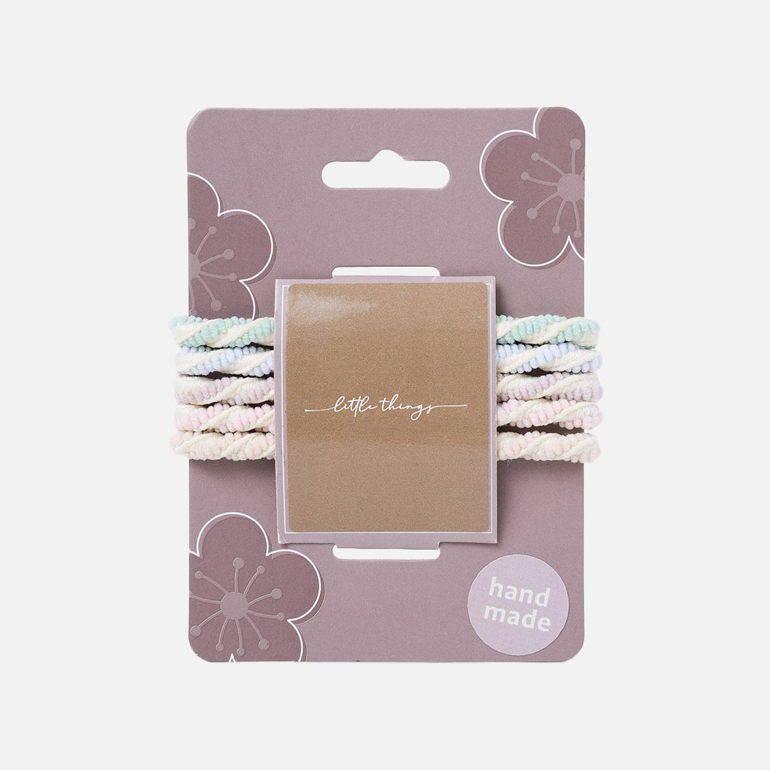 Stroberi Color Motif Hair Tie Set