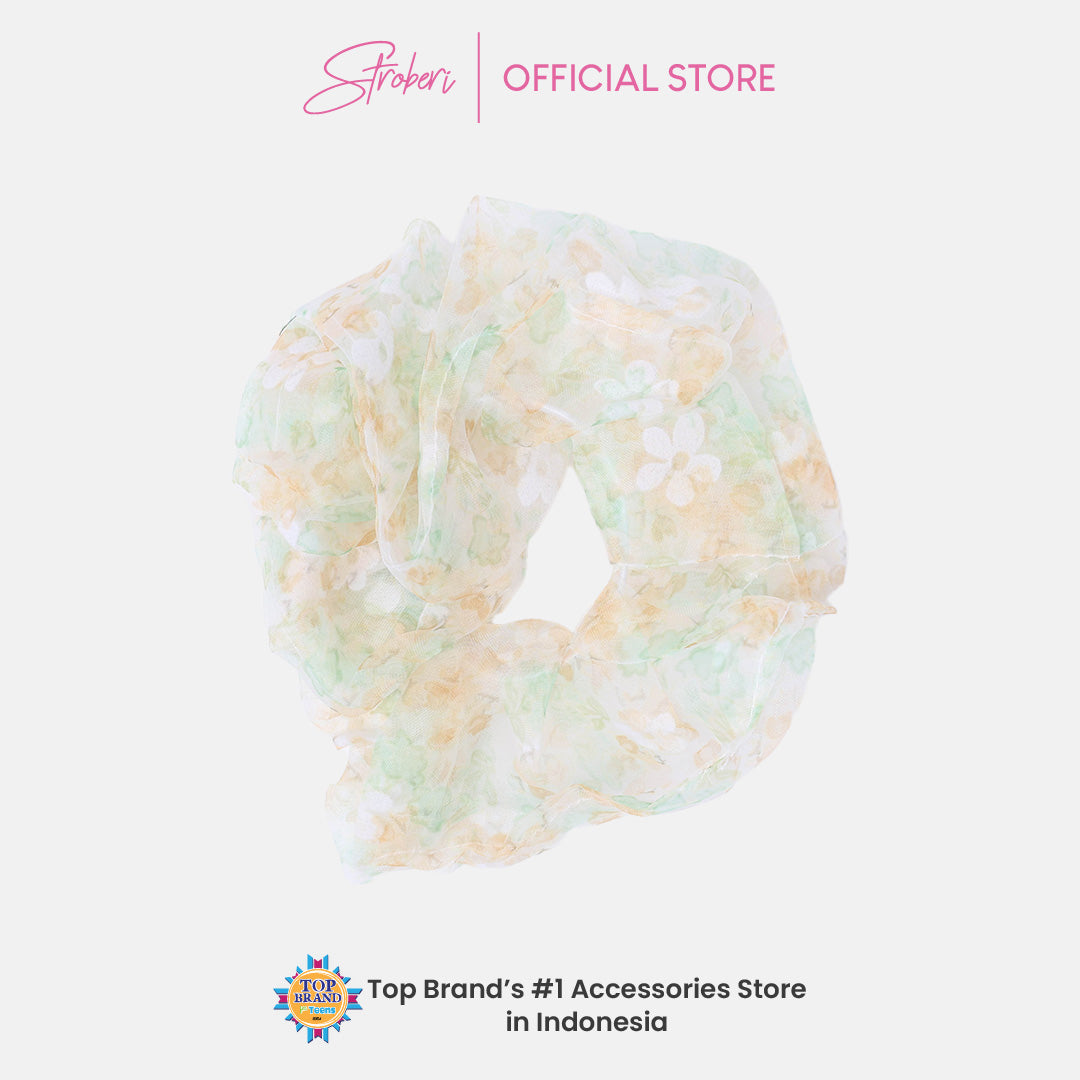 Stroberi Scrunchie Motif -2 Hair Tie