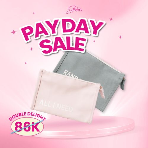 Stroberi Special Payday Sale: Double Pouch Set
