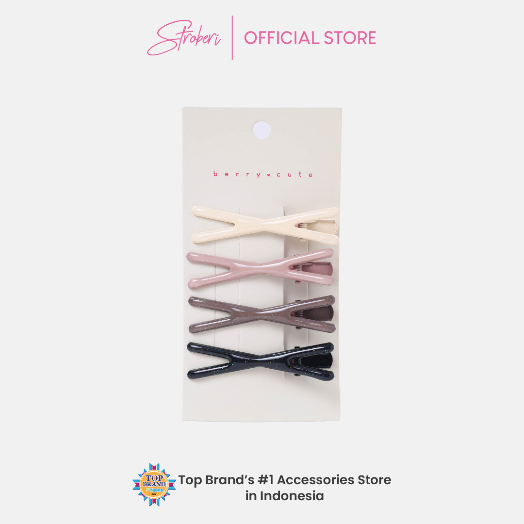 Stroberi Hole Doff Set Hair Clip