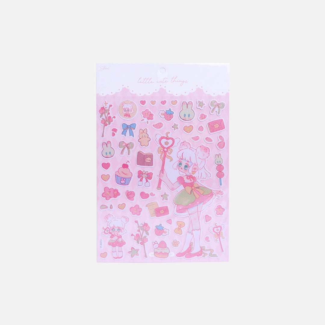 Stroberi Cute Animal Sticker