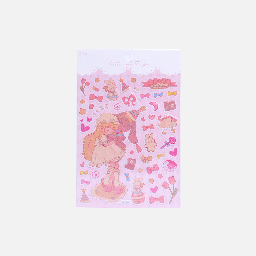 Stroberi Cute Animal Sticker