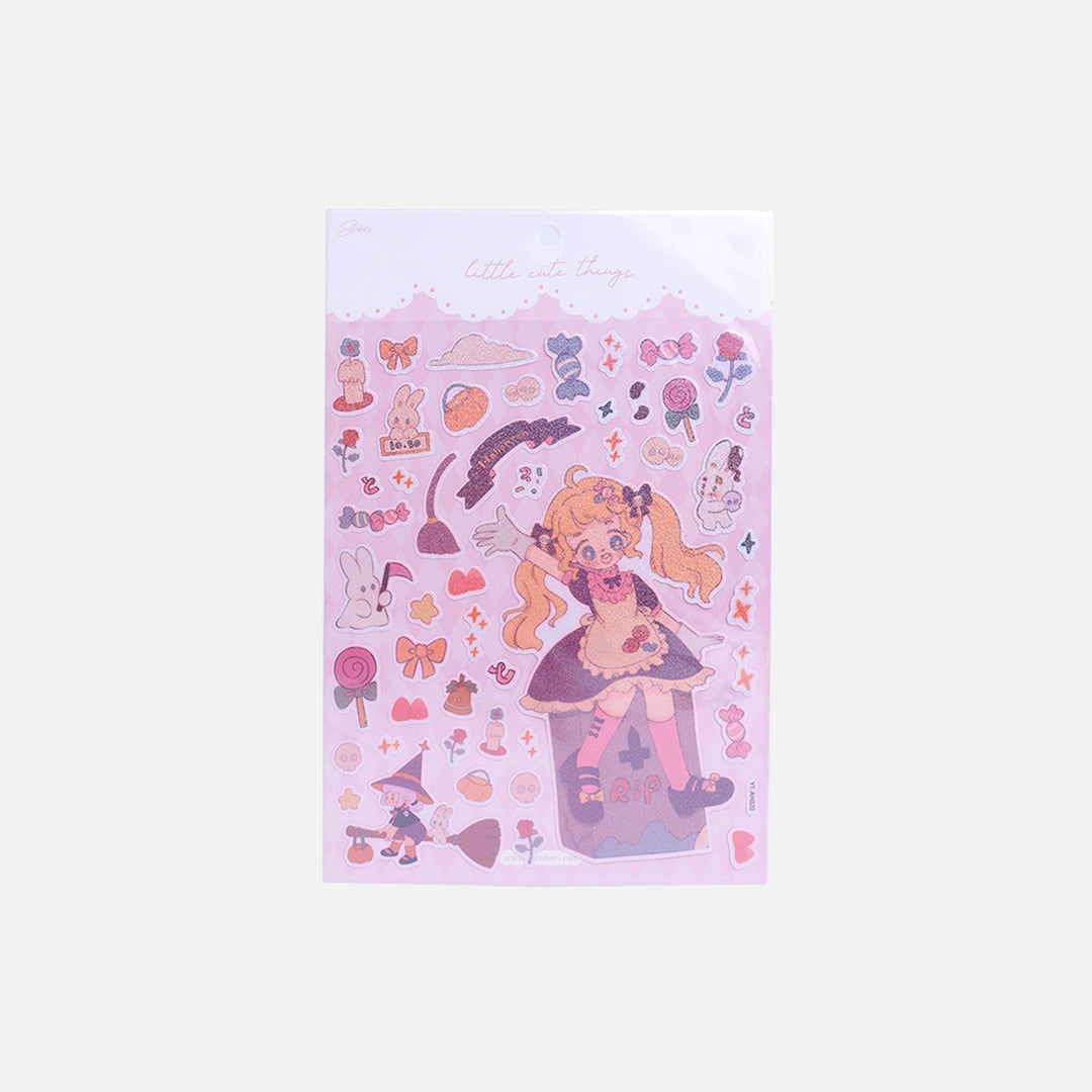 Stroberi Cute Animal Sticker