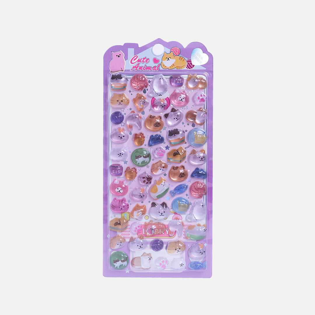 Stroberi Bubbly Acrylic Sticker