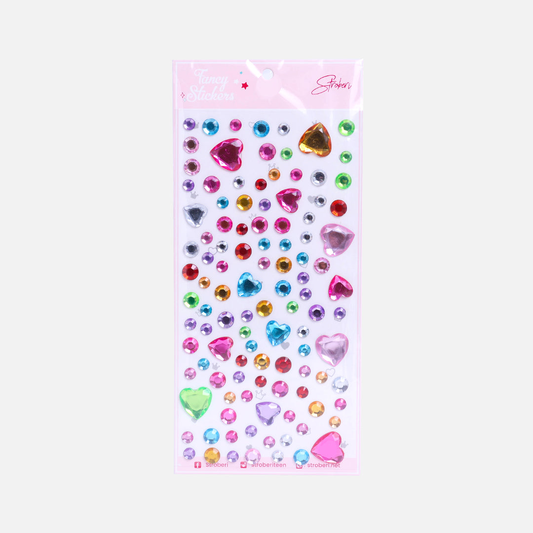 Stroberi Bubbly Acrylic Sticker