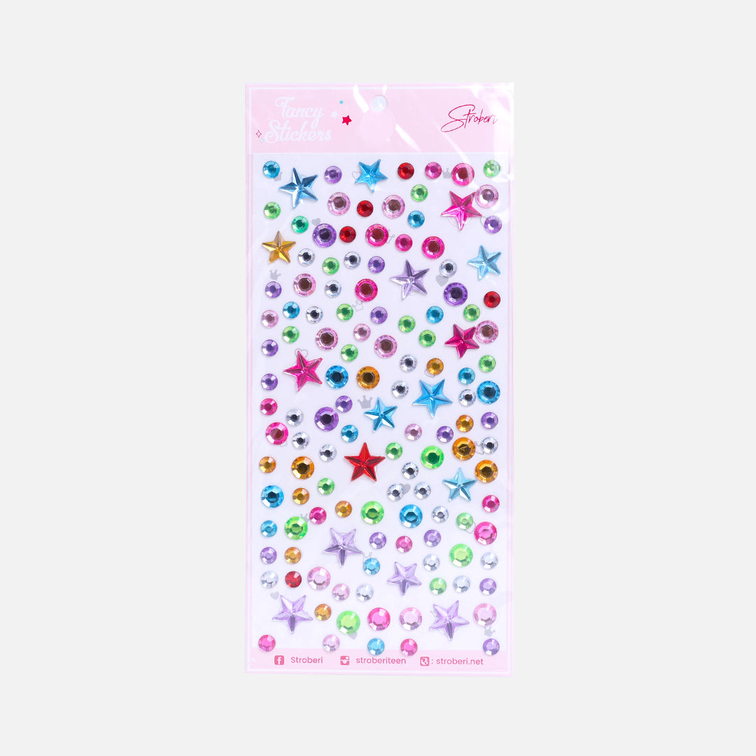 Stroberi Bubbly Acrylic Sticker