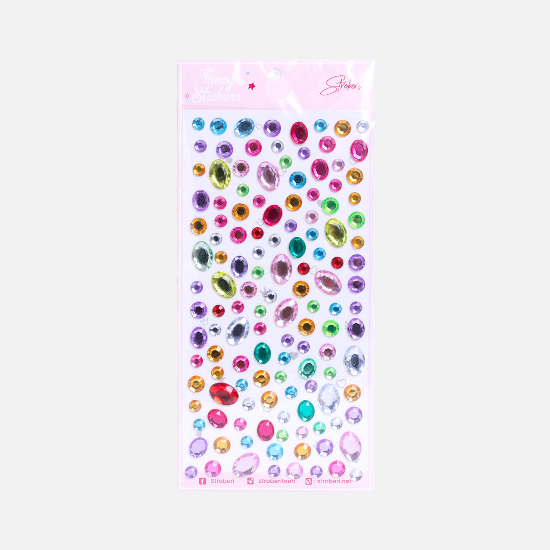 Stroberi Bubbly Acrylic Sticker