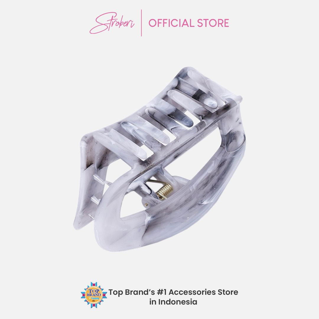 Stroberi Marble Shape Hair Clip
