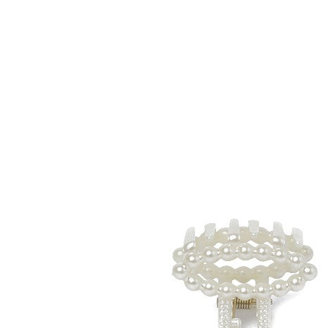 Stroberi Oval Pearl Small Hair Clip