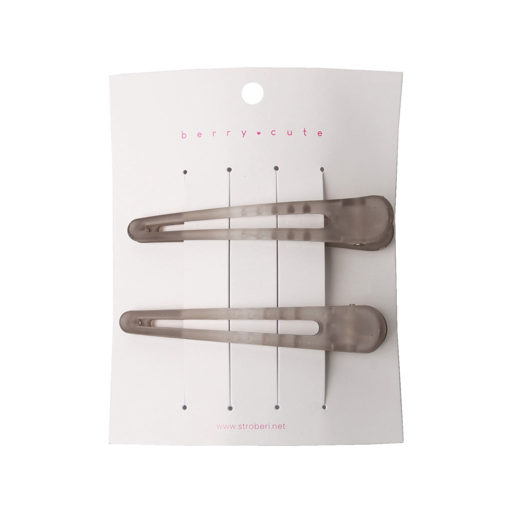 Stroberi Taper Transparent Hair Clip Set