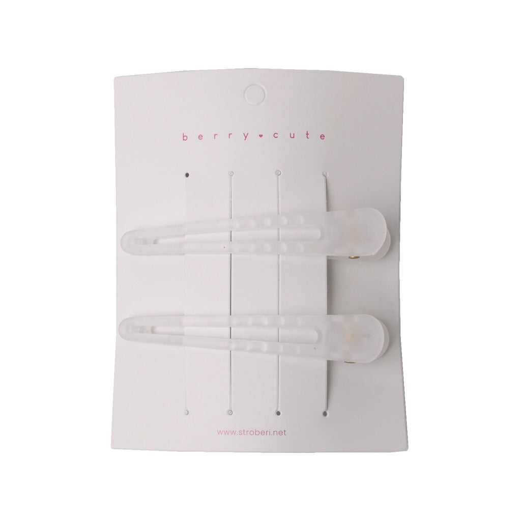 Stroberi Taper Transparent Hair Clip Set