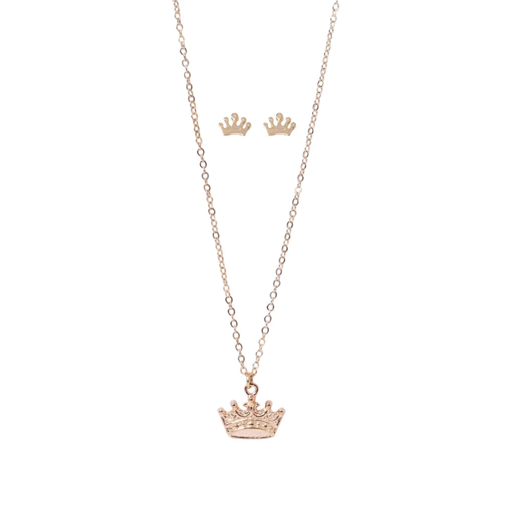 Stroberi Chain Necklace & Earring Set