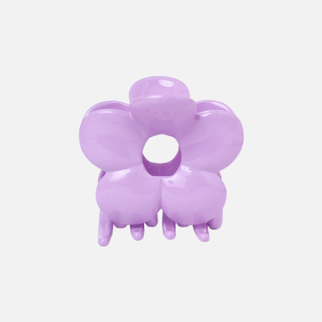 Stroberi Flower Round Glossy Hair Clip