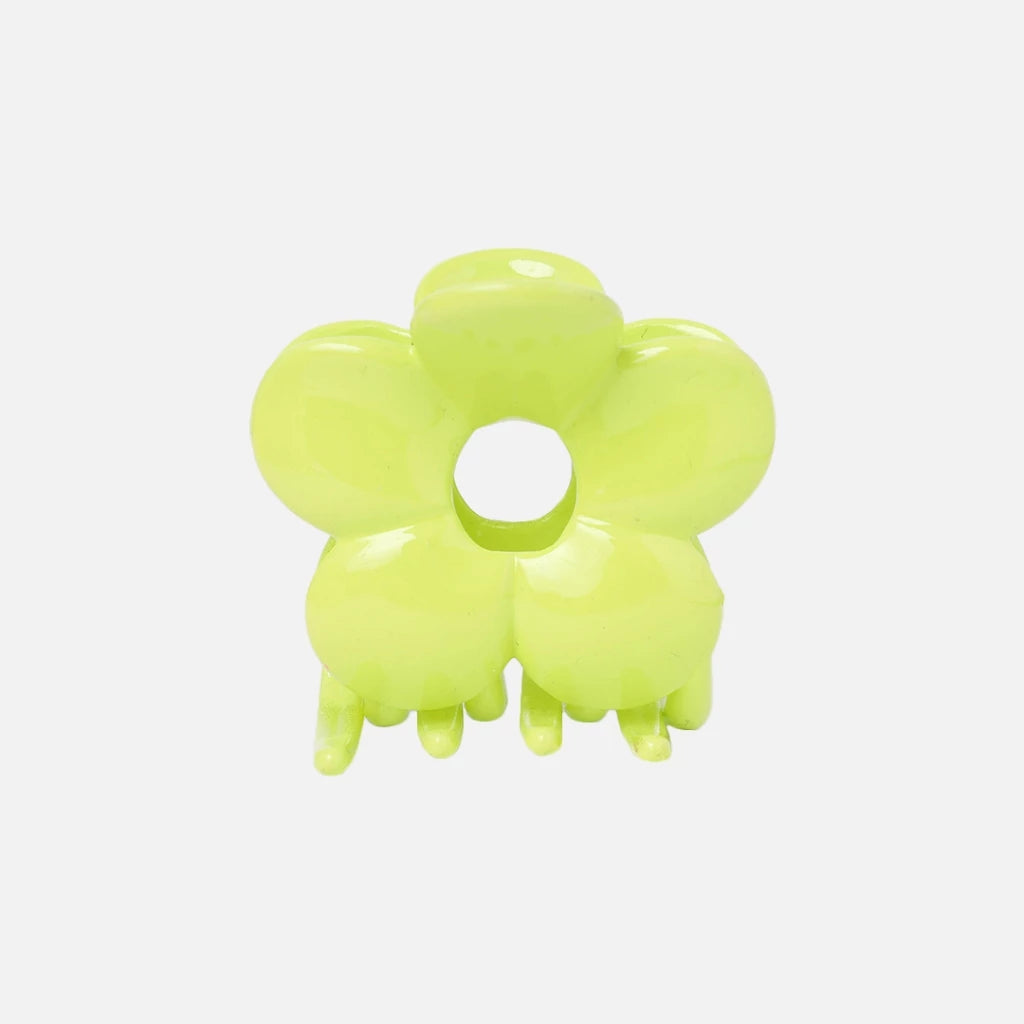 Stroberi Flower Round Glossy Hair Clip