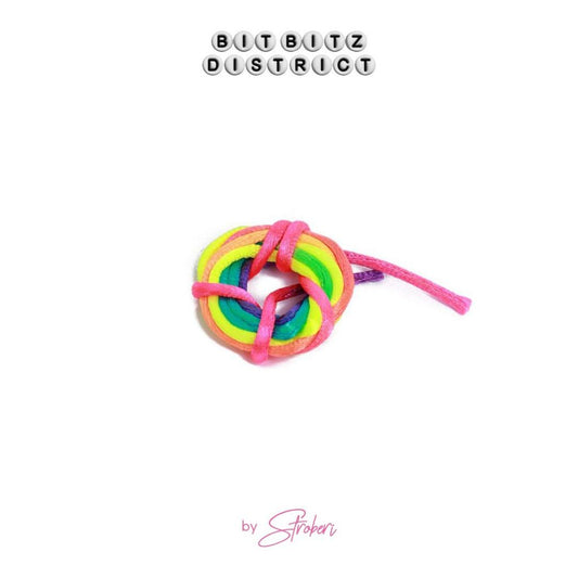 Bit Bitz District DIY Beads - Tali Rainbow Non-Elastis