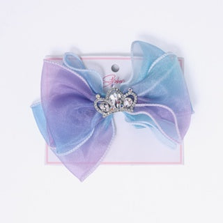 Stroberi Big Bow Tulle Hair Clip