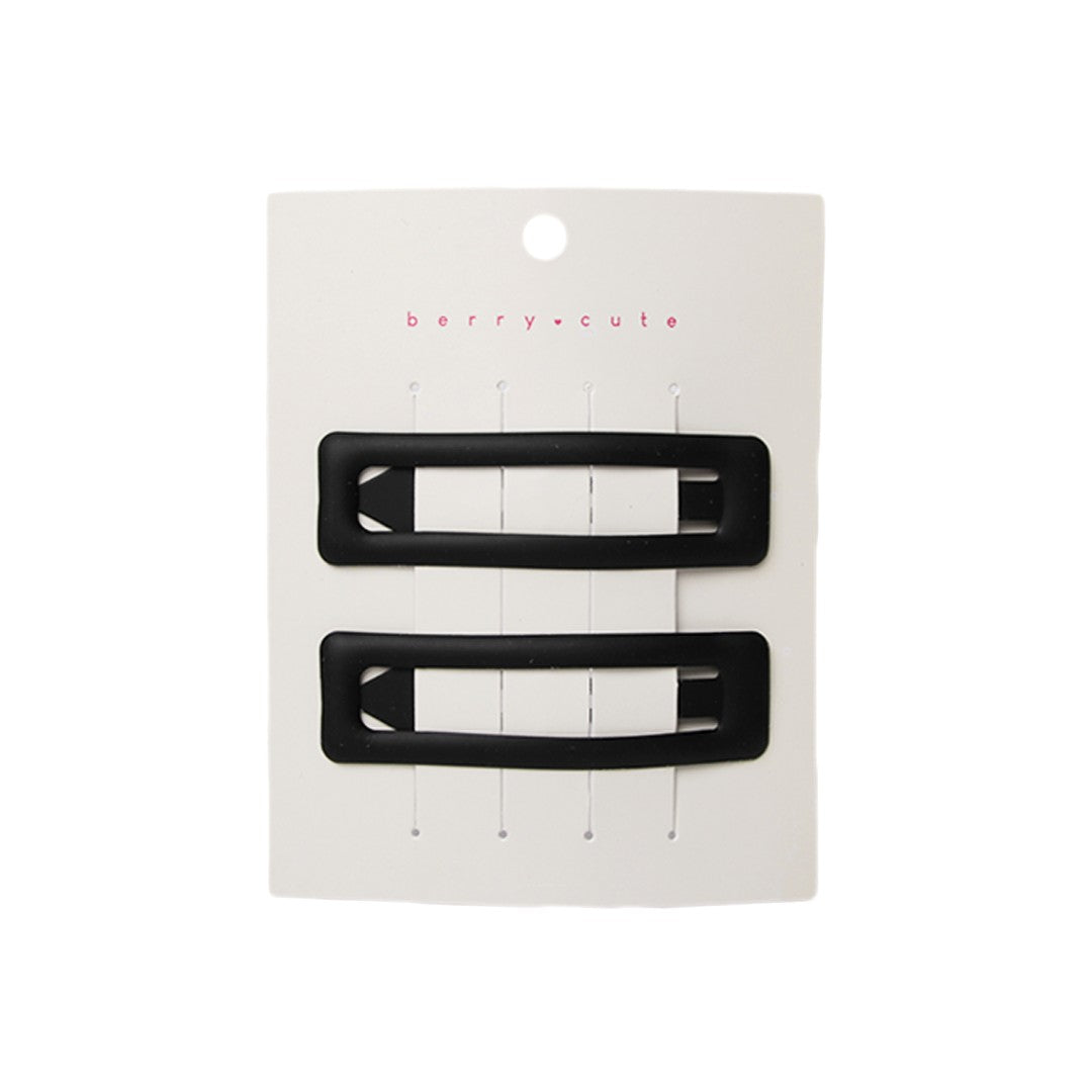 Stroberi Rectangle Doff Set Snap Clip