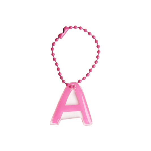 Stroberi Acrylic Alphabet Keychain A-M