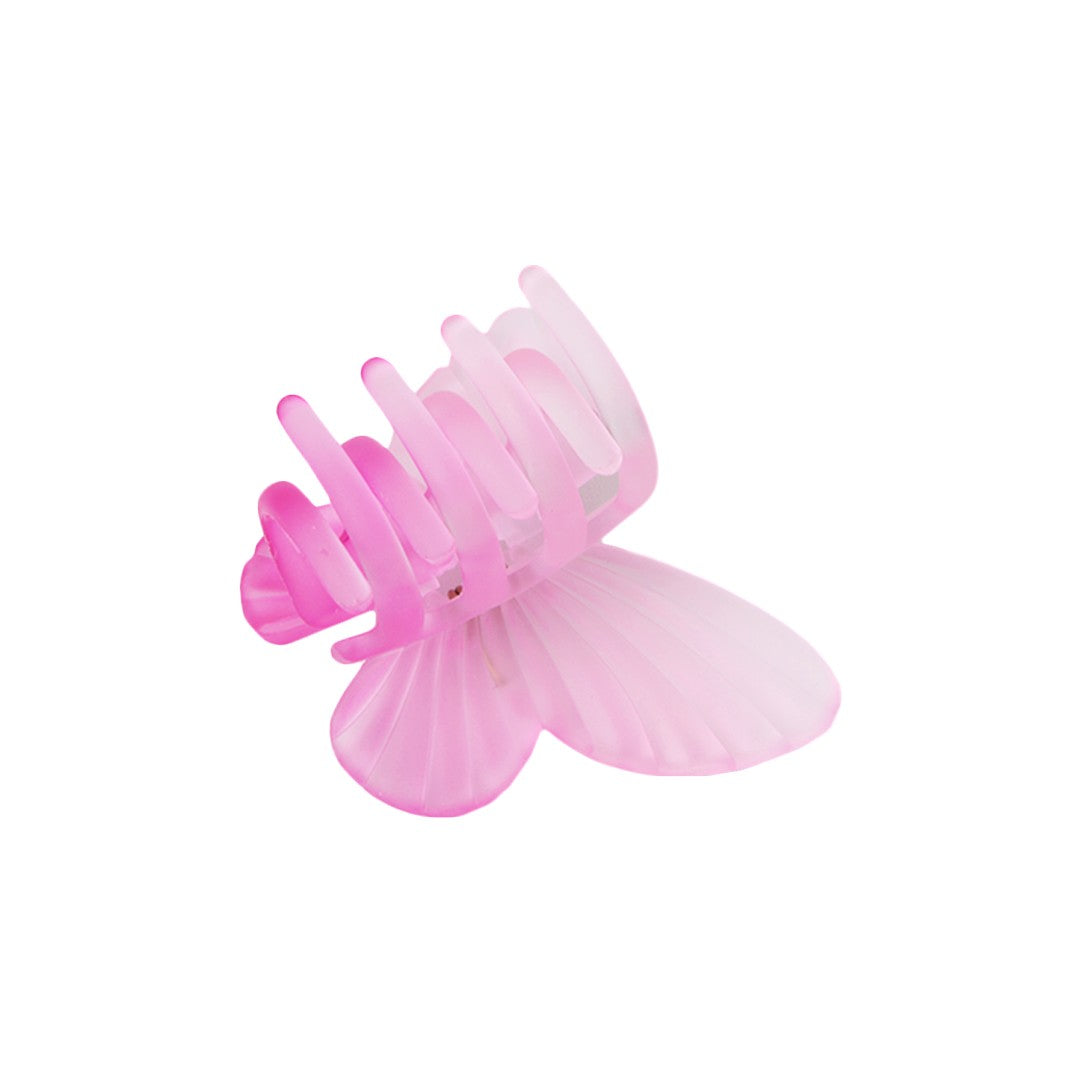 Stroberi Rainbow Color Butterfly & Flower Hair Clip
