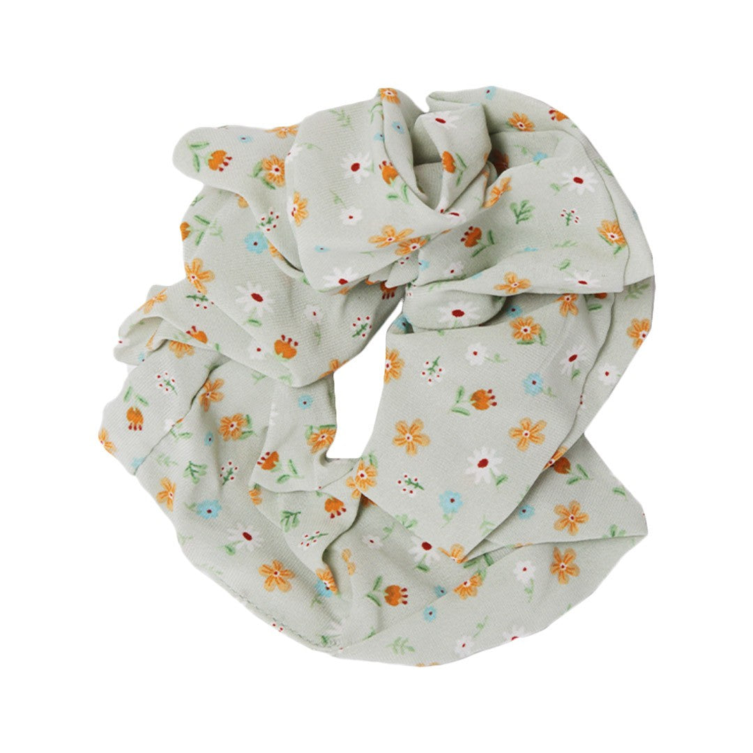 Stroberi Scrunchie Motif Flower Hair Tie