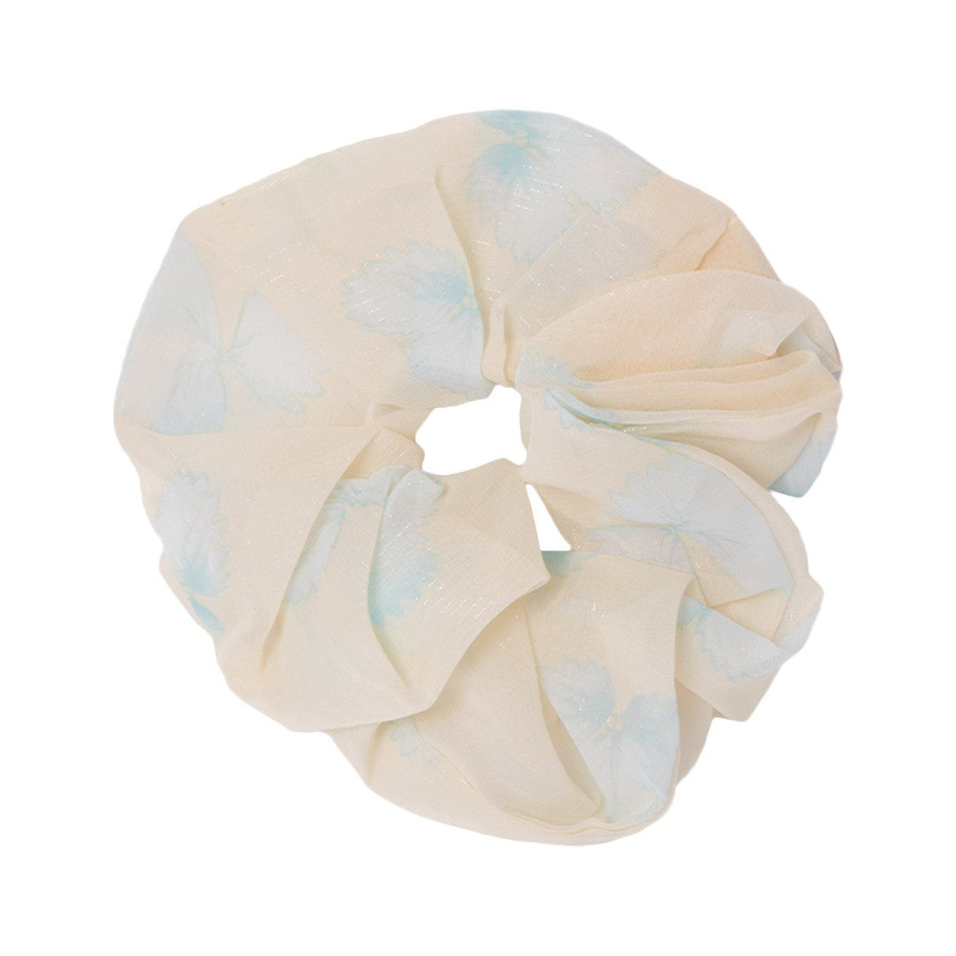 Stroberi Scrunchie Motif Flower Hair Tie