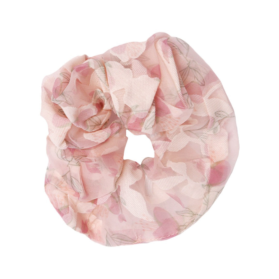 Stroberi Scrunchie Motif Flower Hair Tie
