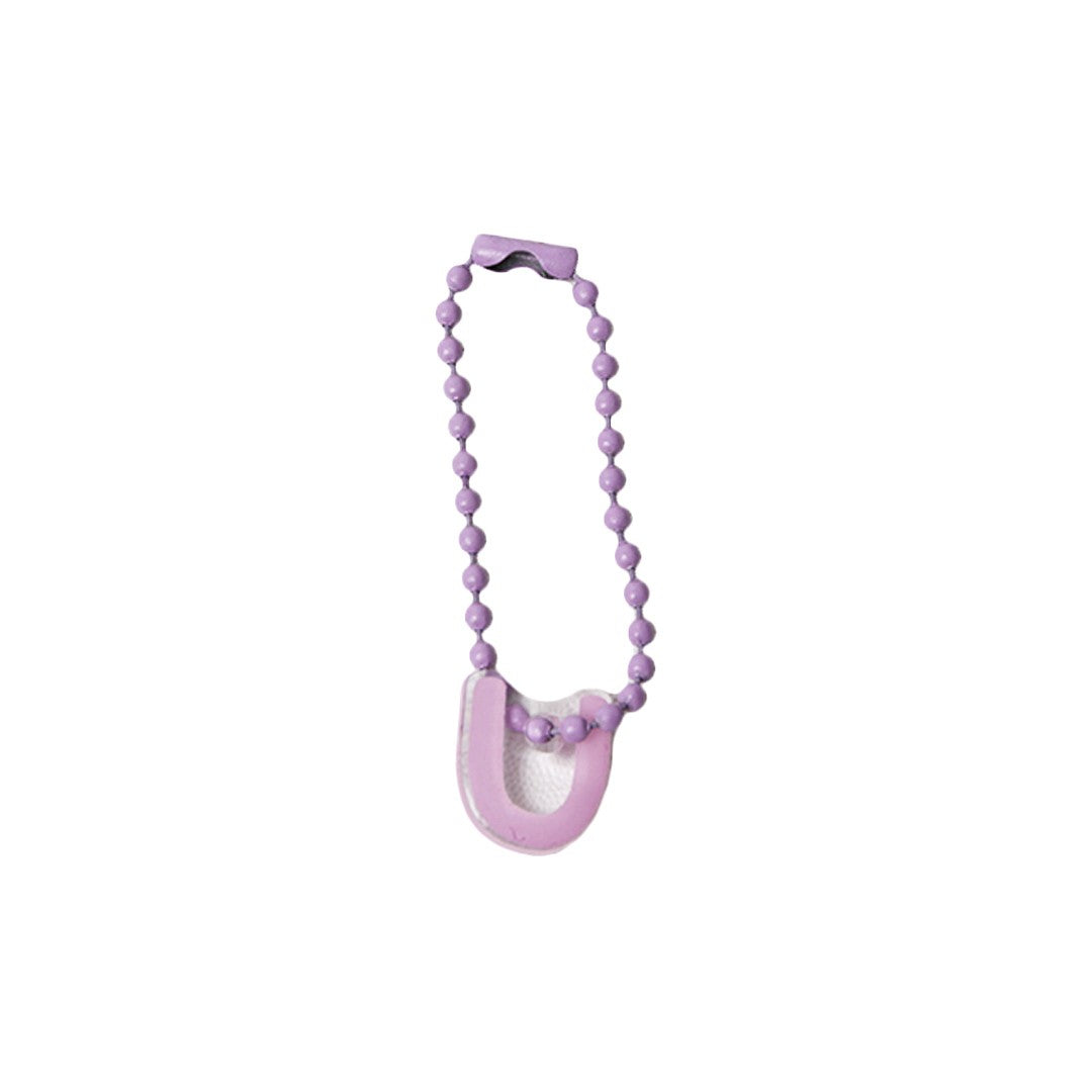 Stroberi Mini Acrylic Alphabet Keychain