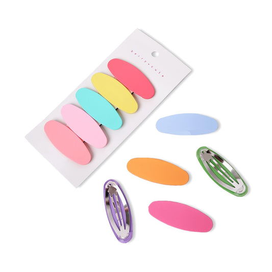 Stroberi Oval Colorful Snap Clip