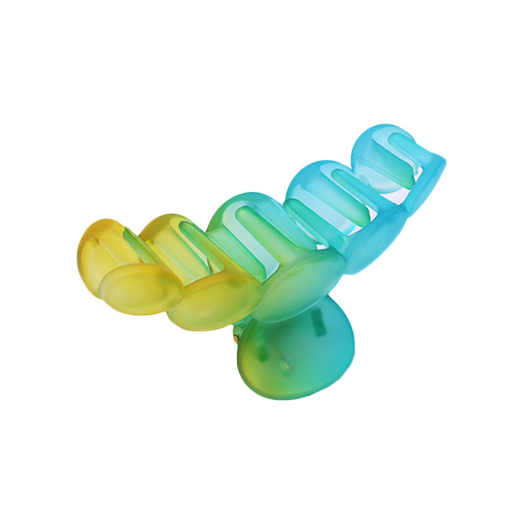 Stroberi Rainbow Transparent Hair Clip