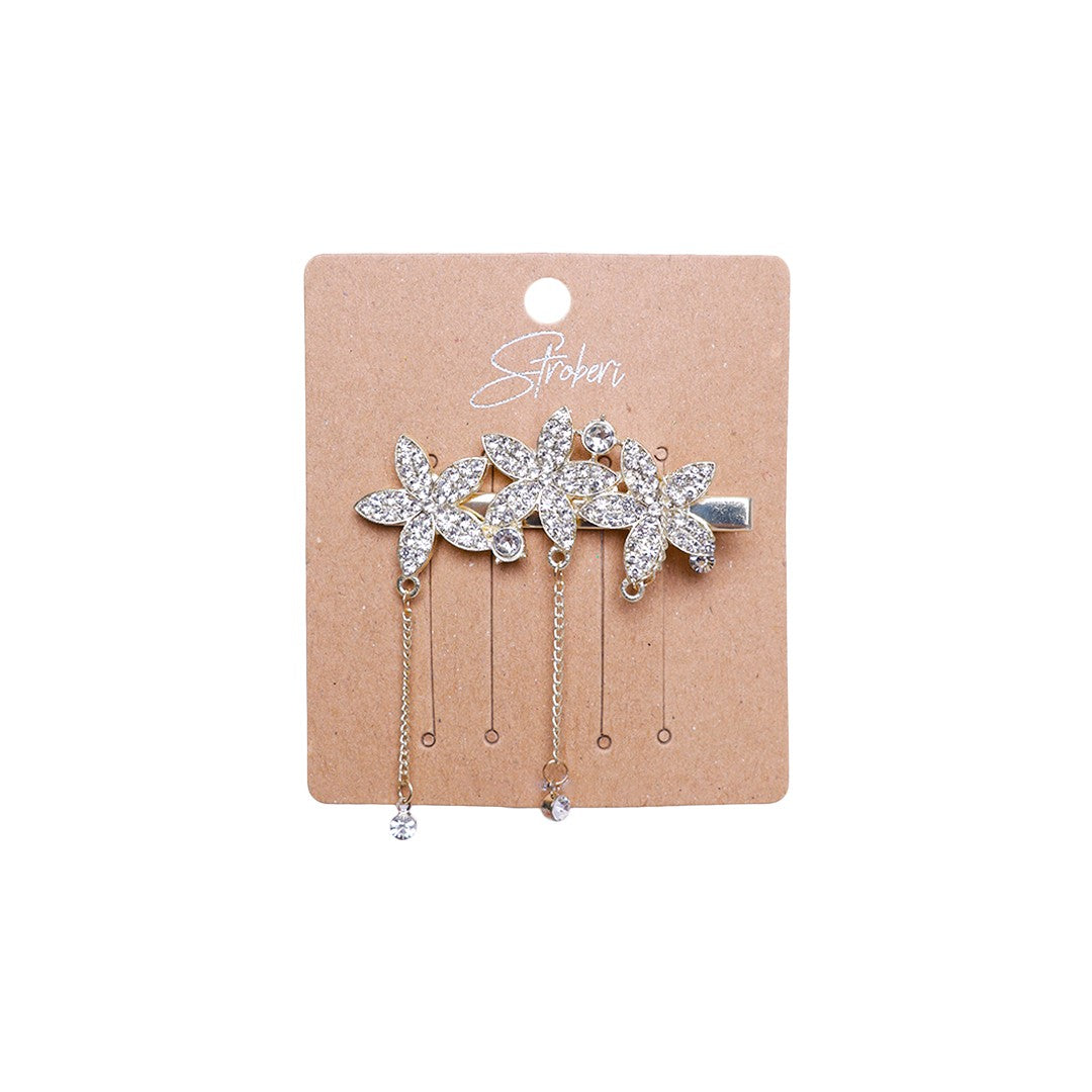 Stroberi Gold Hanging Hairclip Series