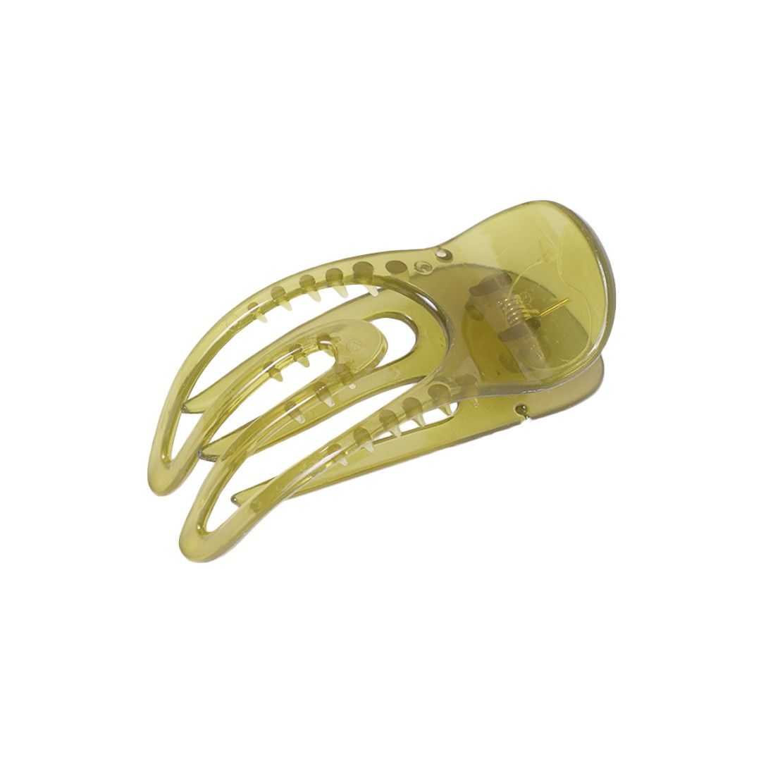 Stroberi Curved Transparent Hair Clip