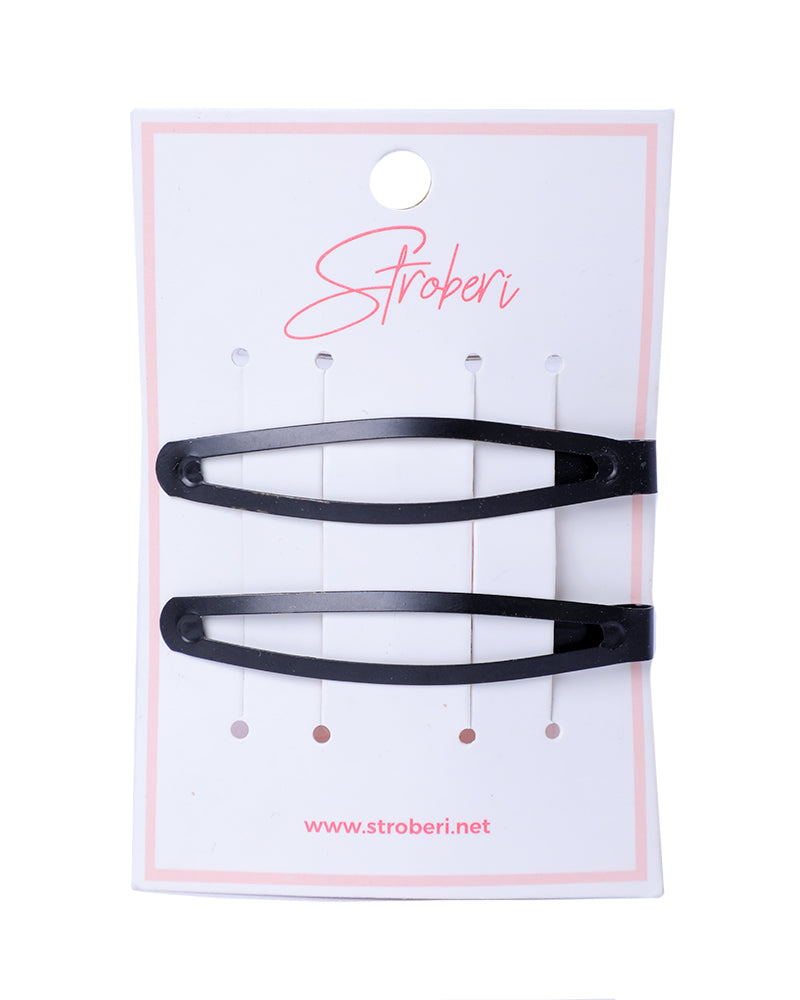 Stroberi Snap Clip - Black