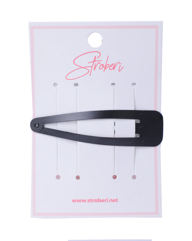 Stroberi Snap Clip - Black