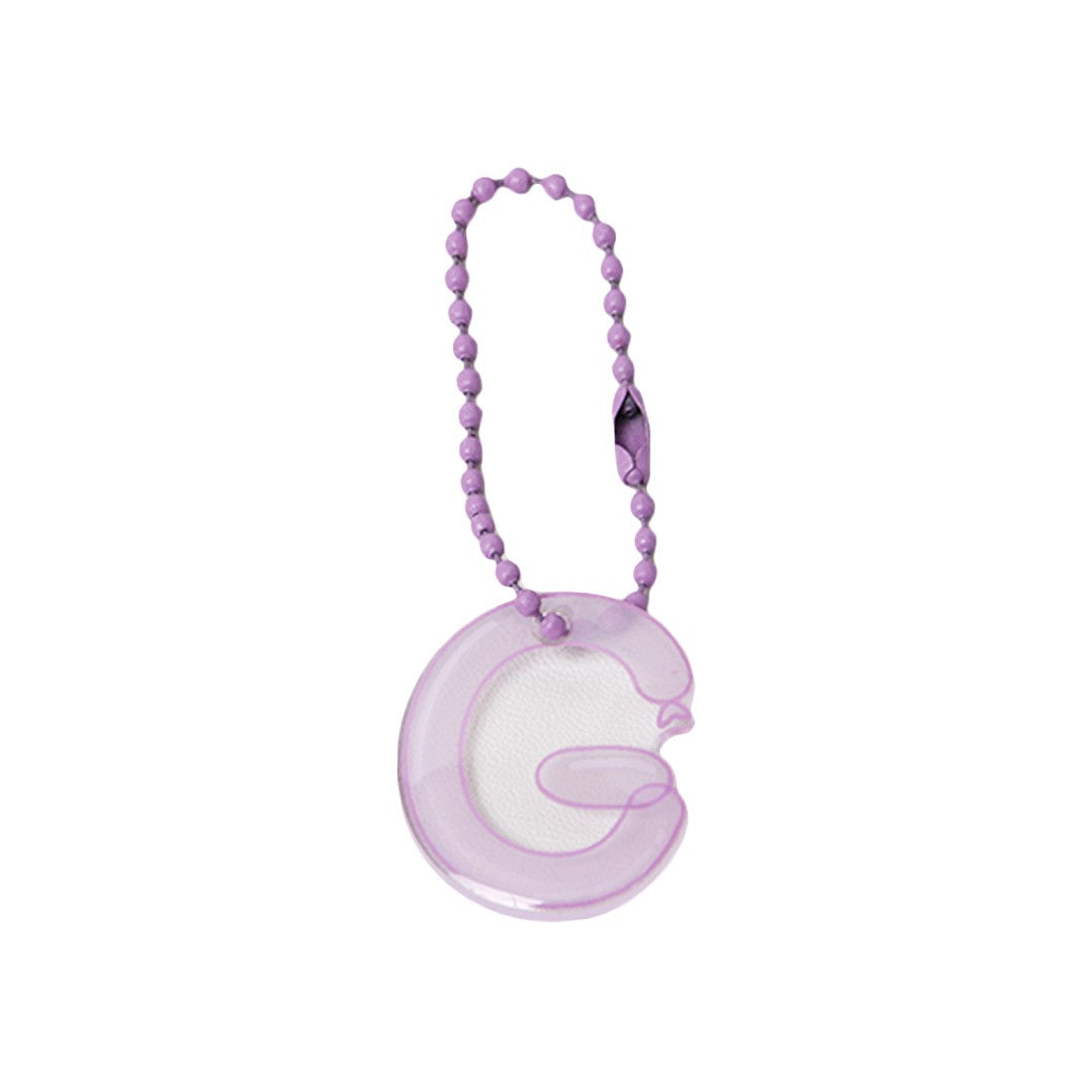 Stroberi Bubbly Alphabet Keychain