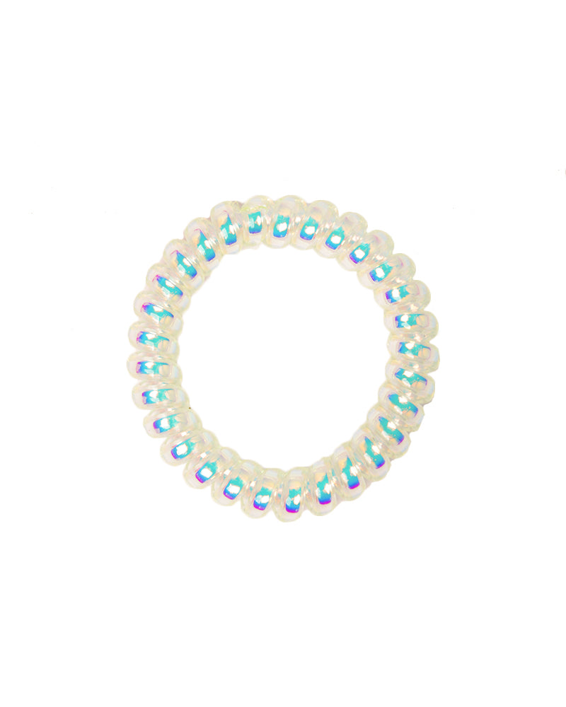 Stroberi Metallic Cable Medium Hair Ties