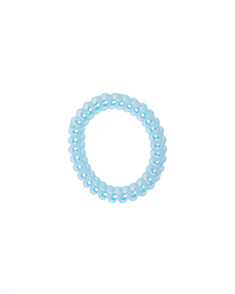 Stroberi Metallic Cable Medium Hair Ties