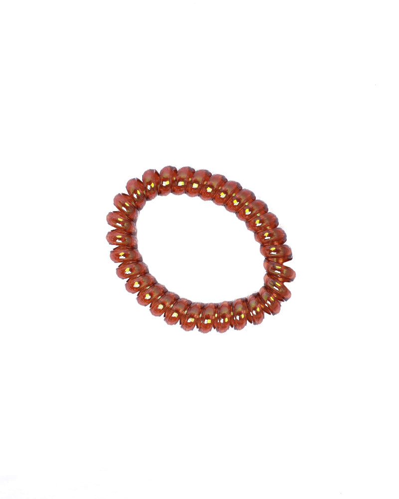 Stroberi Metallic Cable Medium Hair Ties
