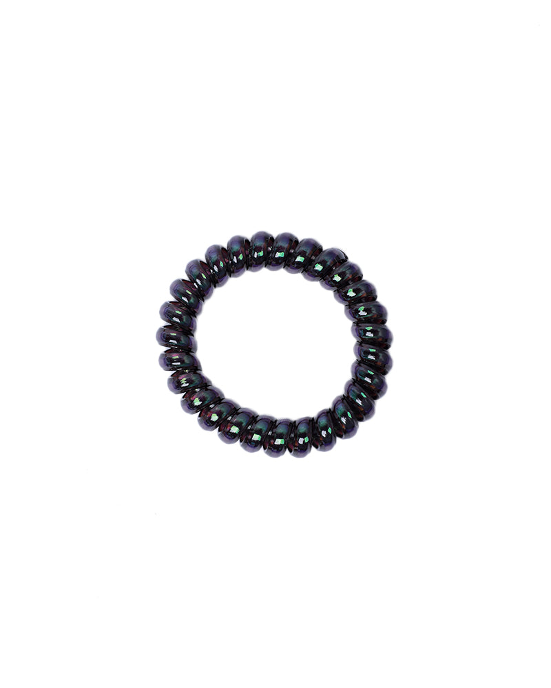 Stroberi Metallic Cable Medium Hair Ties