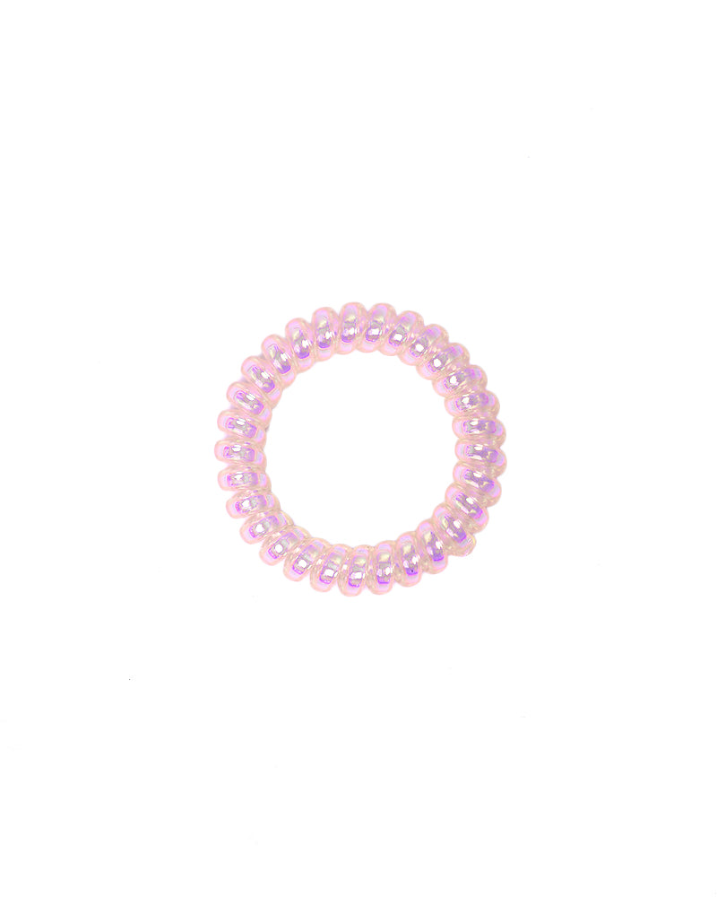 Stroberi Metallic Cable Medium Hair Ties