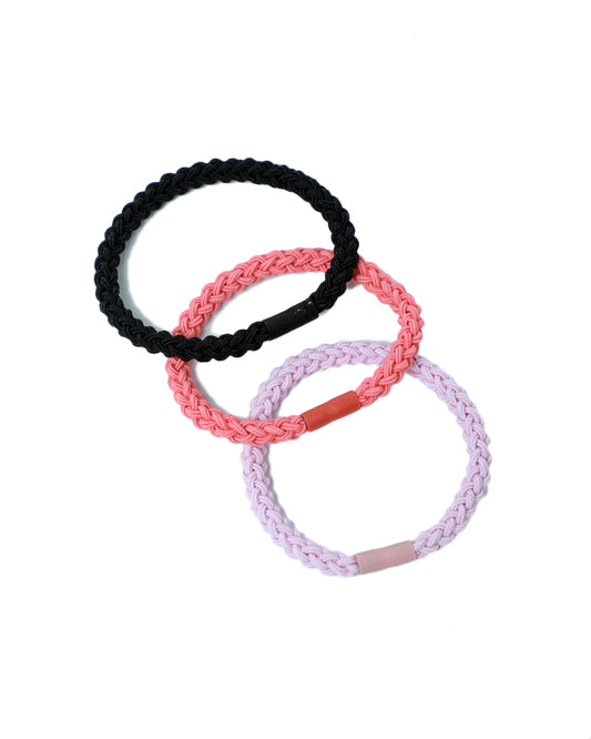 Stroberi Braid Round Color Hair Ties